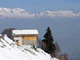 Allein stehendes Walliser Chalet mieten in den Bergen, im Südwesten der Schweiz