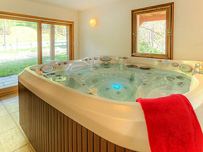 wellness spa chalet French Alps